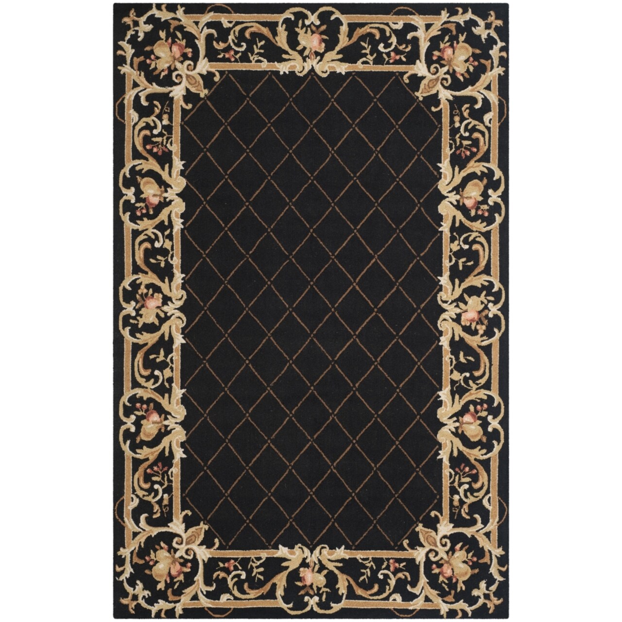 Safavieh Chelsea Collection Hk331B Hand-Hooked Brown Rug Hand Hooked Area Rug